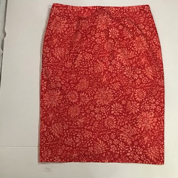 Rip Skirt Hawaiian Sunflower Wrap Midi Skirt Red Orange Maui Cover Up Large - Picture 1 of 11